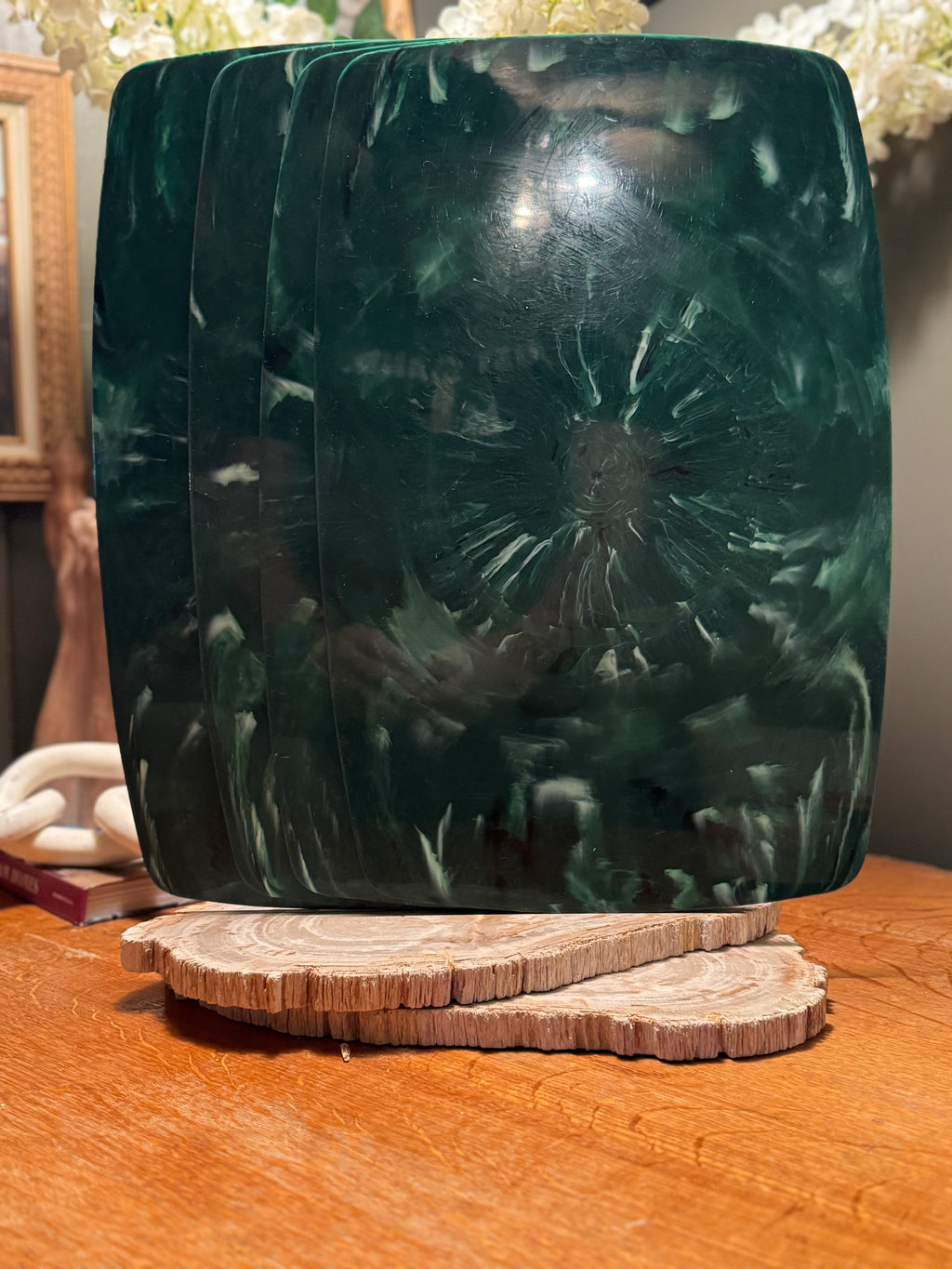 Vintage Green Acrylic Placemats