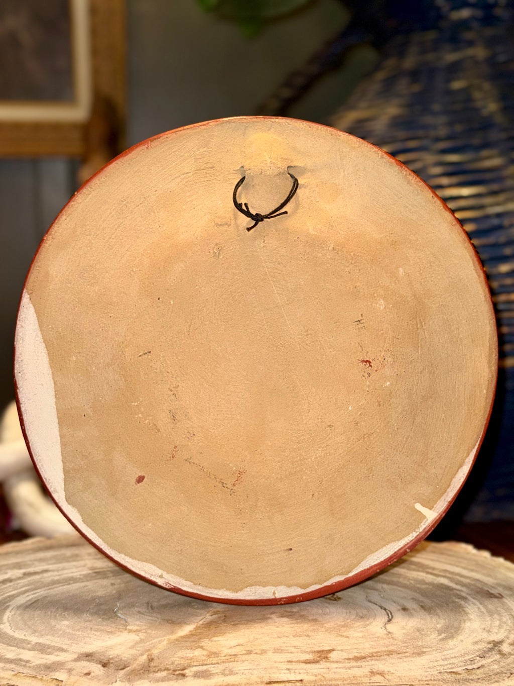 Vintage Tonala Mexican Pottery Wall Plate