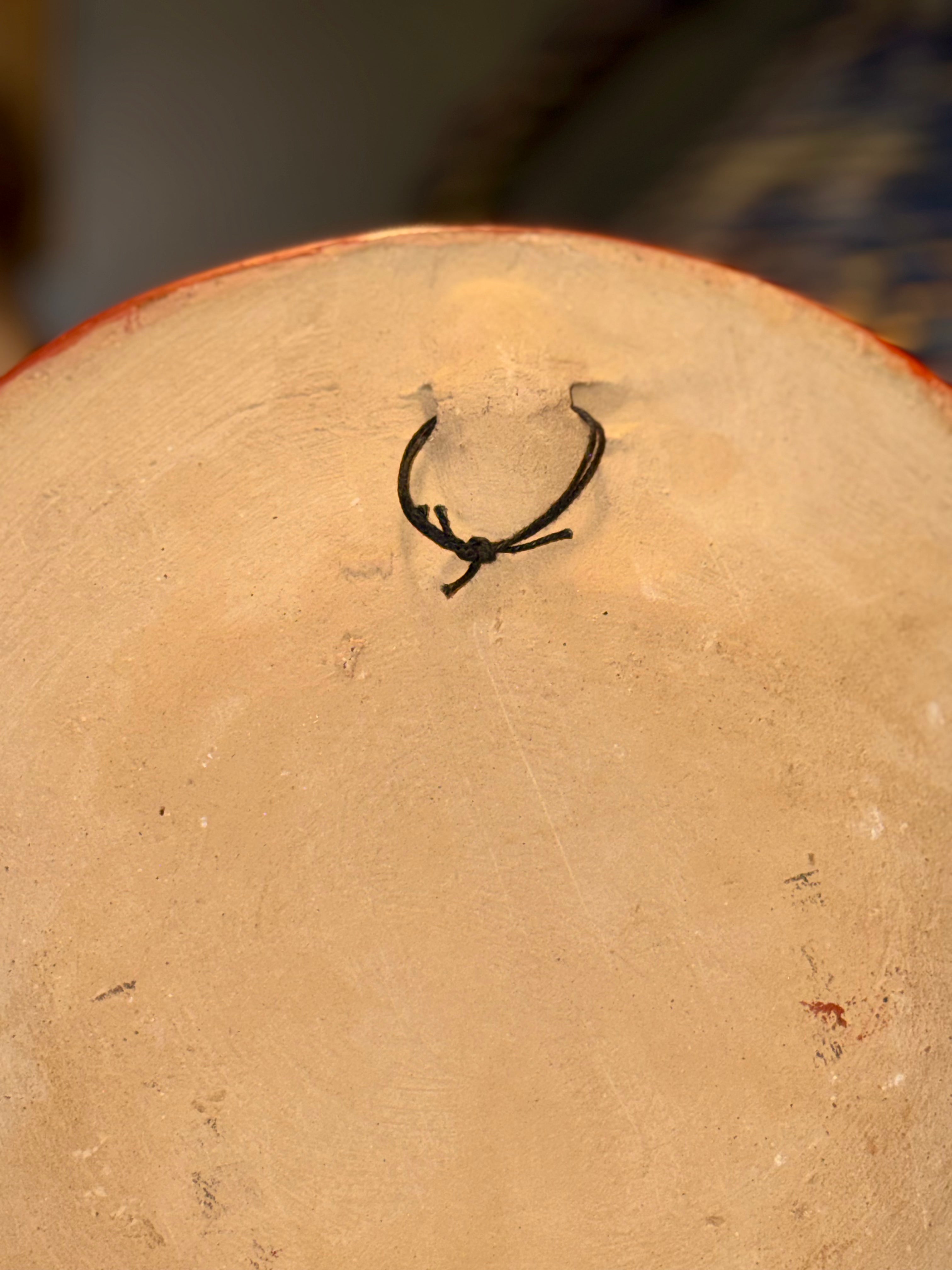 Vintage Tonala Mexican Pottery Wall Plate