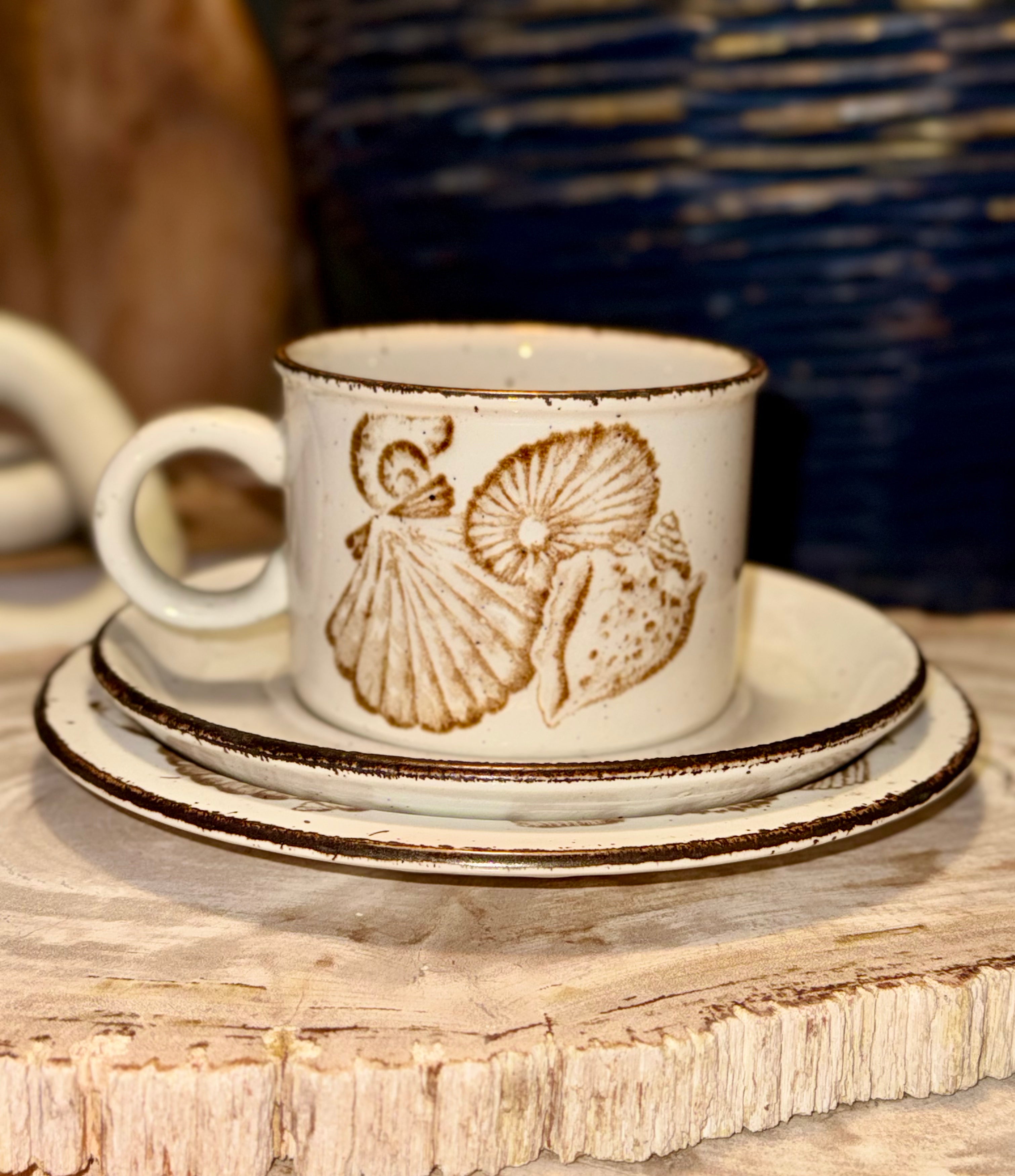 3 Piece English "Sea Scape" Set