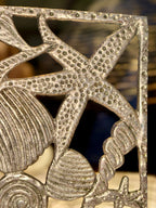 Silver Coastal Shell Trivet