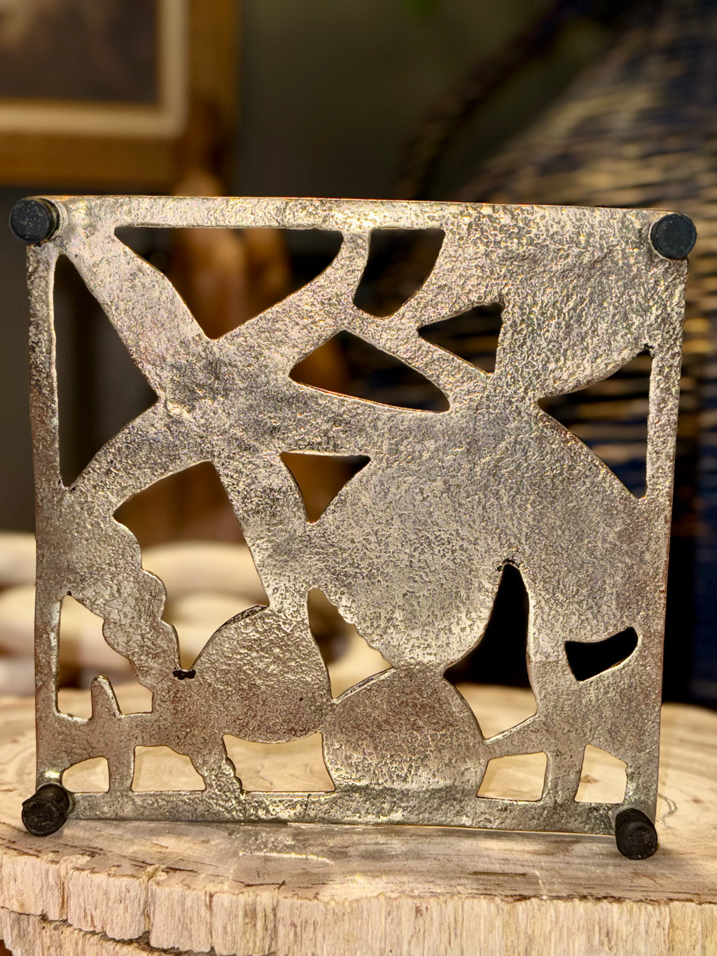 Silver Coastal Shell Trivet