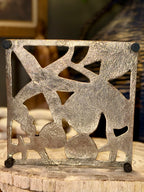 Silver Coastal Shell Trivet