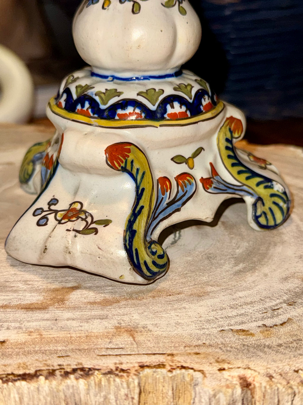 Antique French Candlestick Holders Pair