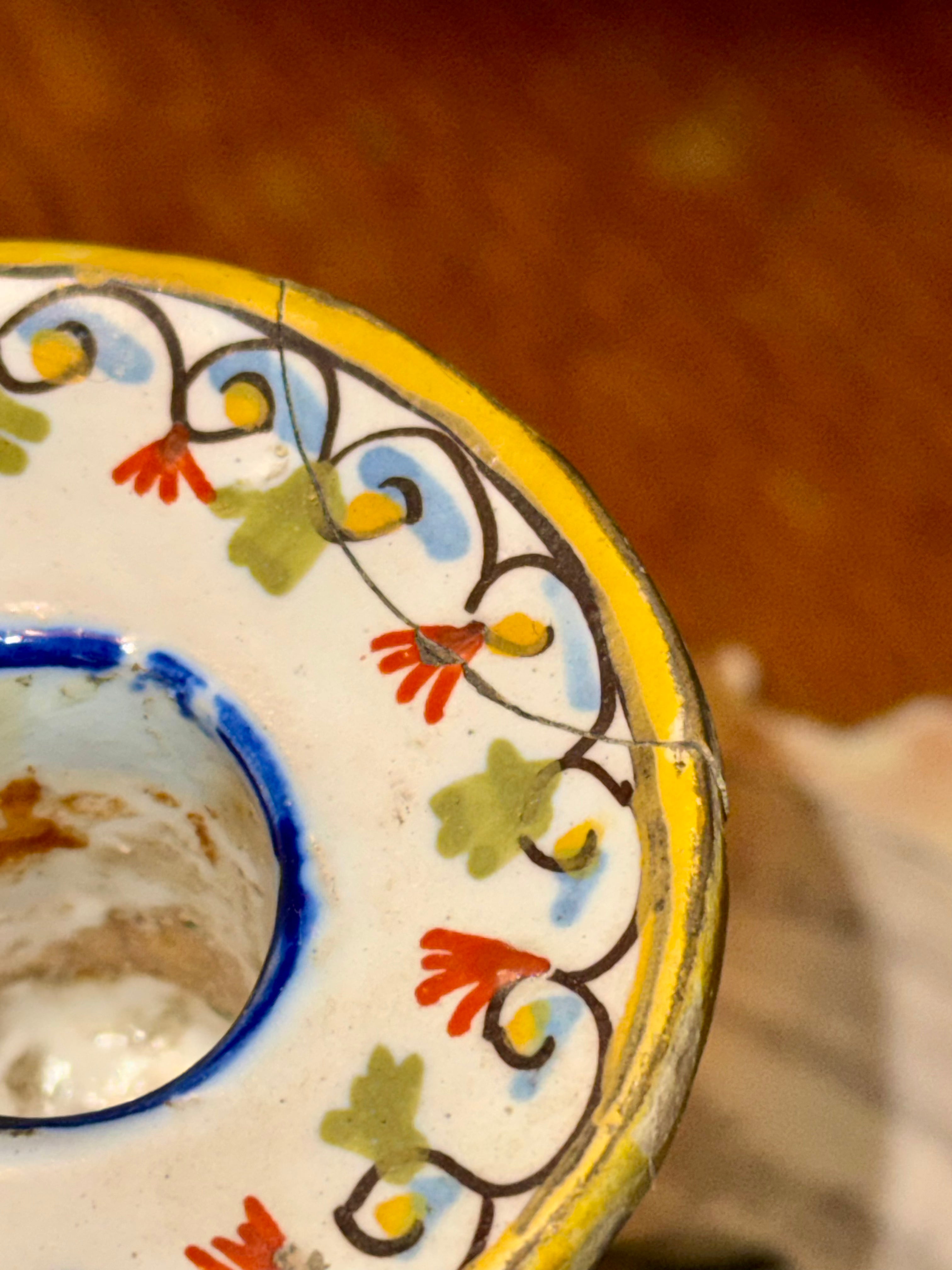 Antique French Candlestick Holders Pair