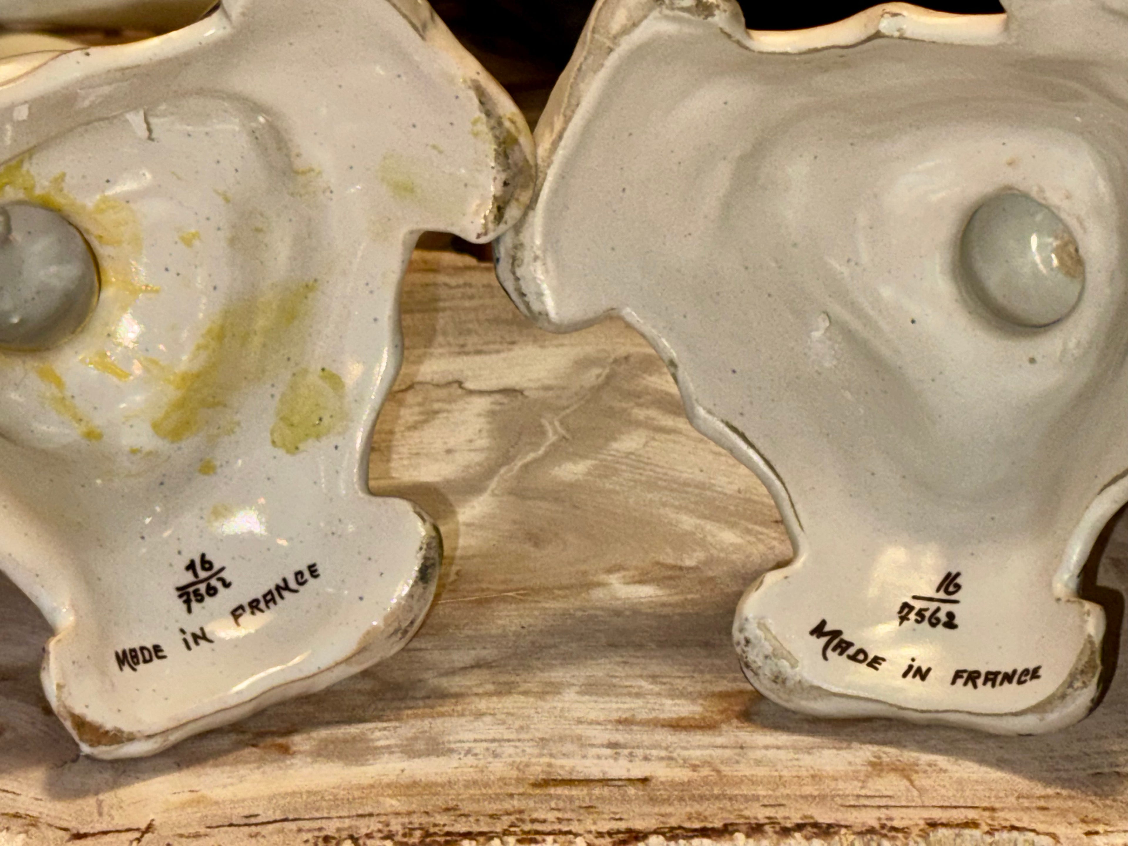 Antique French Candlestick Holders Pair