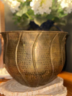 Large Brass Planter
