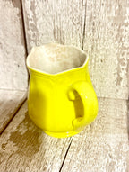 Lemon Federalist Ironstone Creamer, Made in Japan