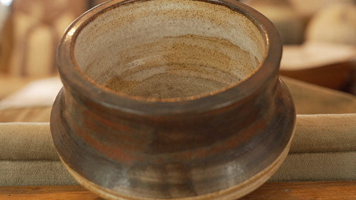Handcrafted Multicolored Pottery Bowl
