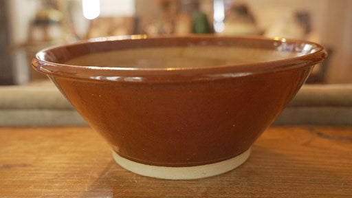 Vintage Suribachi, Japanese Ceramic Grinding Bowl or Mortar Dish